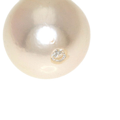 Pearl Pearl earring K14 White Gold  2g　Ladies