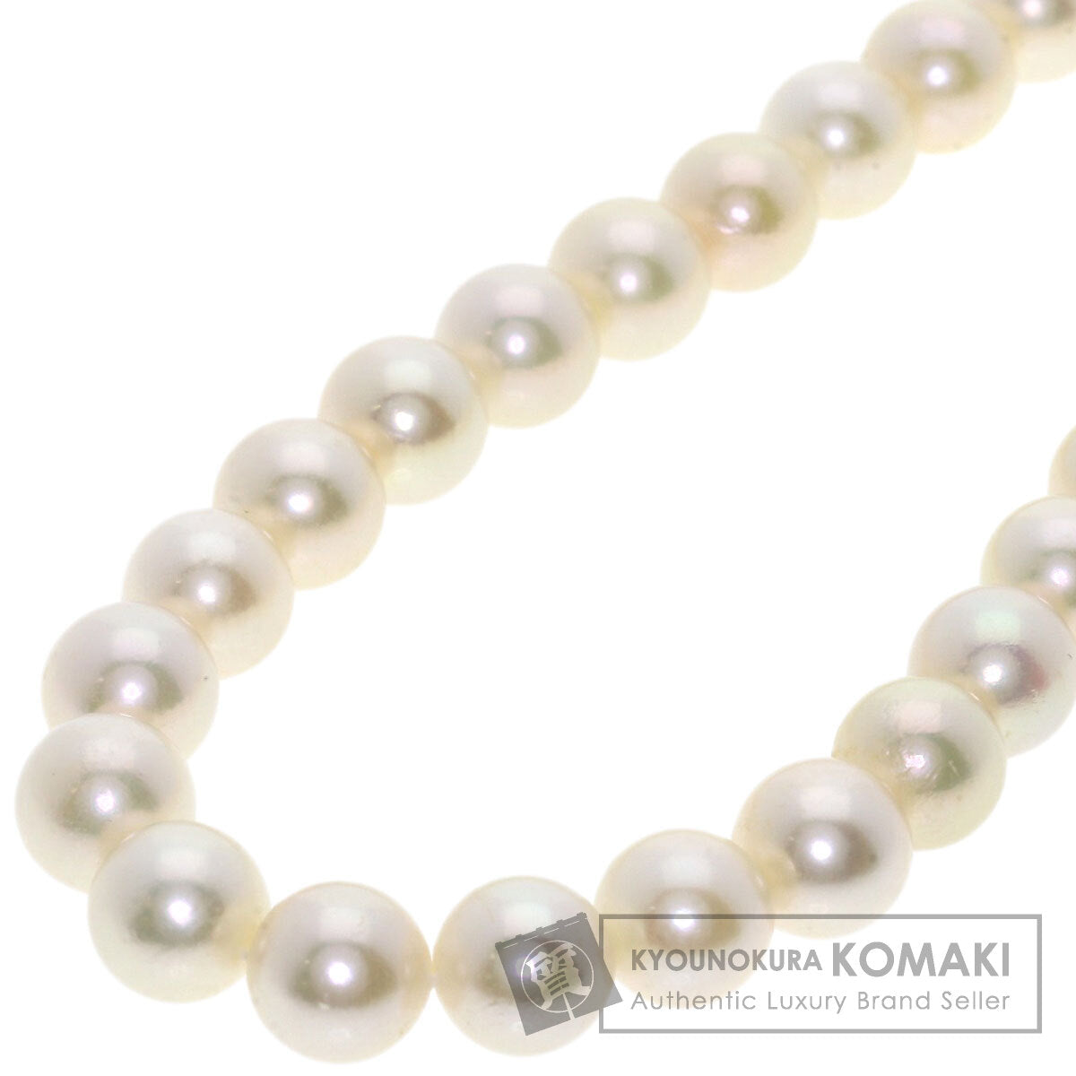 Akoya pearl Pearl Necklace Silver  33.3g　Ladies