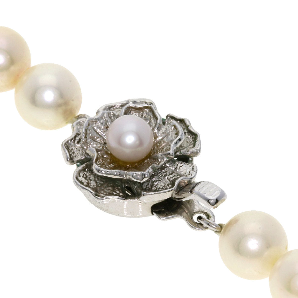 Akoya pearl Pearl Necklace Silver  33.3g　Ladies