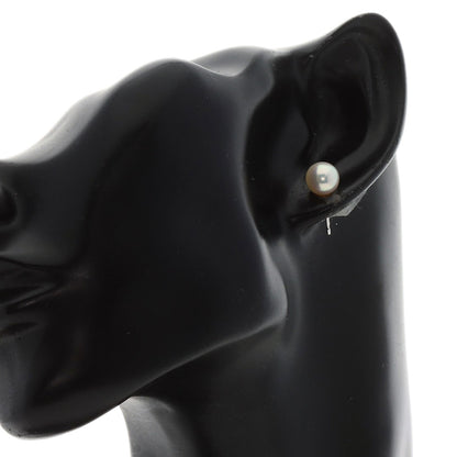 Akoya pearl Pearl earring K14 White Gold  1.7g　Ladies