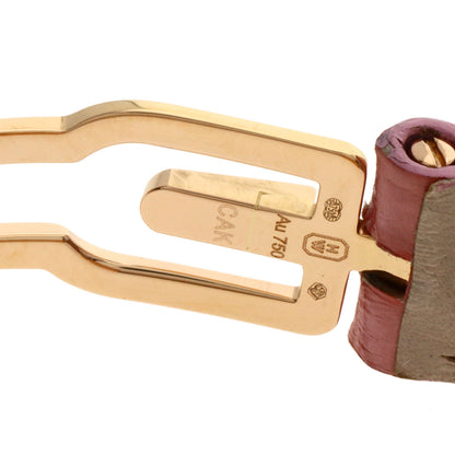 HARRY WINSTON Avenue Side Large Watches 310LQR AVEQHM21RR112 K18 Pink Gold/Leather Ladies