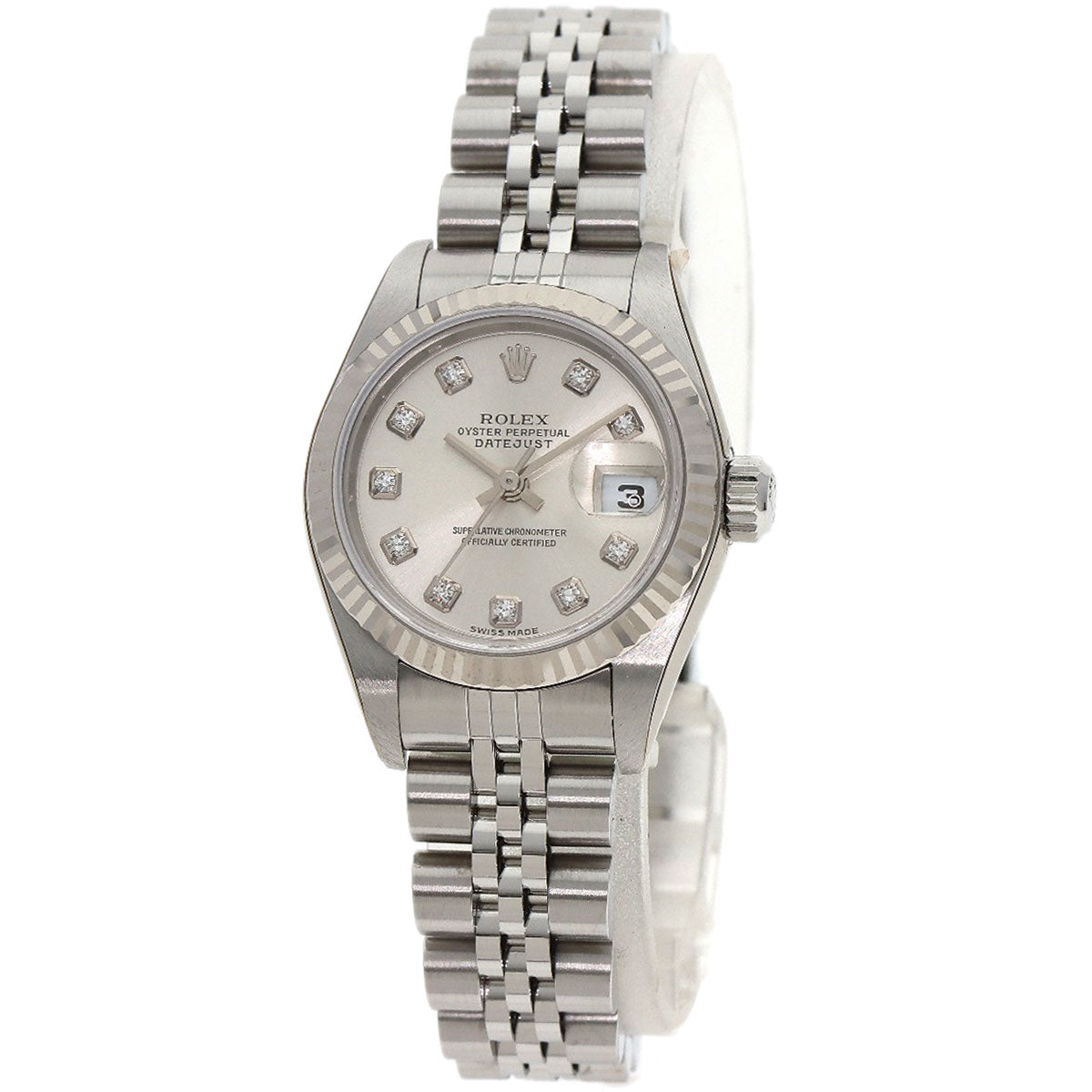 ROLEX DATEJUST 10P Diamond Watches 79174G Stainless Steel/Stainless Steel Ladies