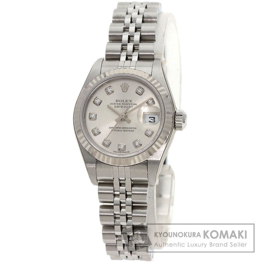 ROLEX DATEJUST 10P Diamond Watches 79174G Stainless Steel/Stainless Steel Ladies