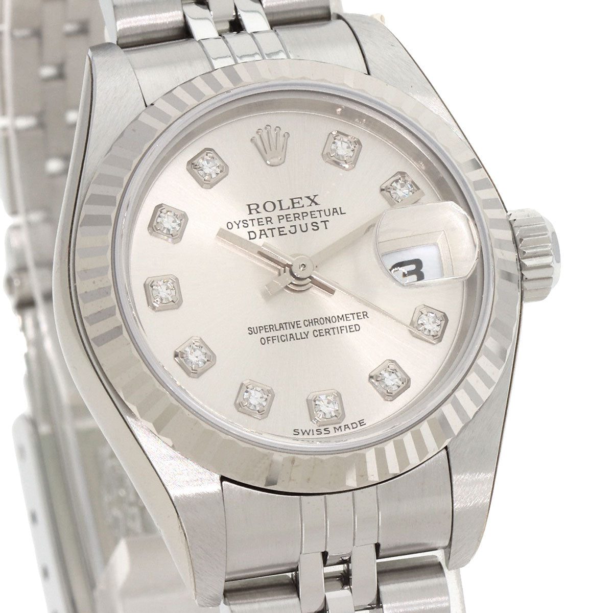 ROLEX DATEJUST 10P Diamond Watches 79174G Stainless Steel/Stainless Steel Ladies