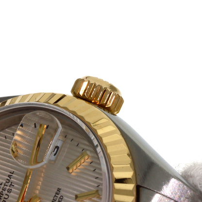 ROLEX Datejust Silver Tapestry Watches 79173 Stainless Steel/SSxK18YG Ladies