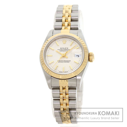 ROLEX Datejust Silver Tapestry Watches 79173 Stainless Steel/SSxK18YG Ladies