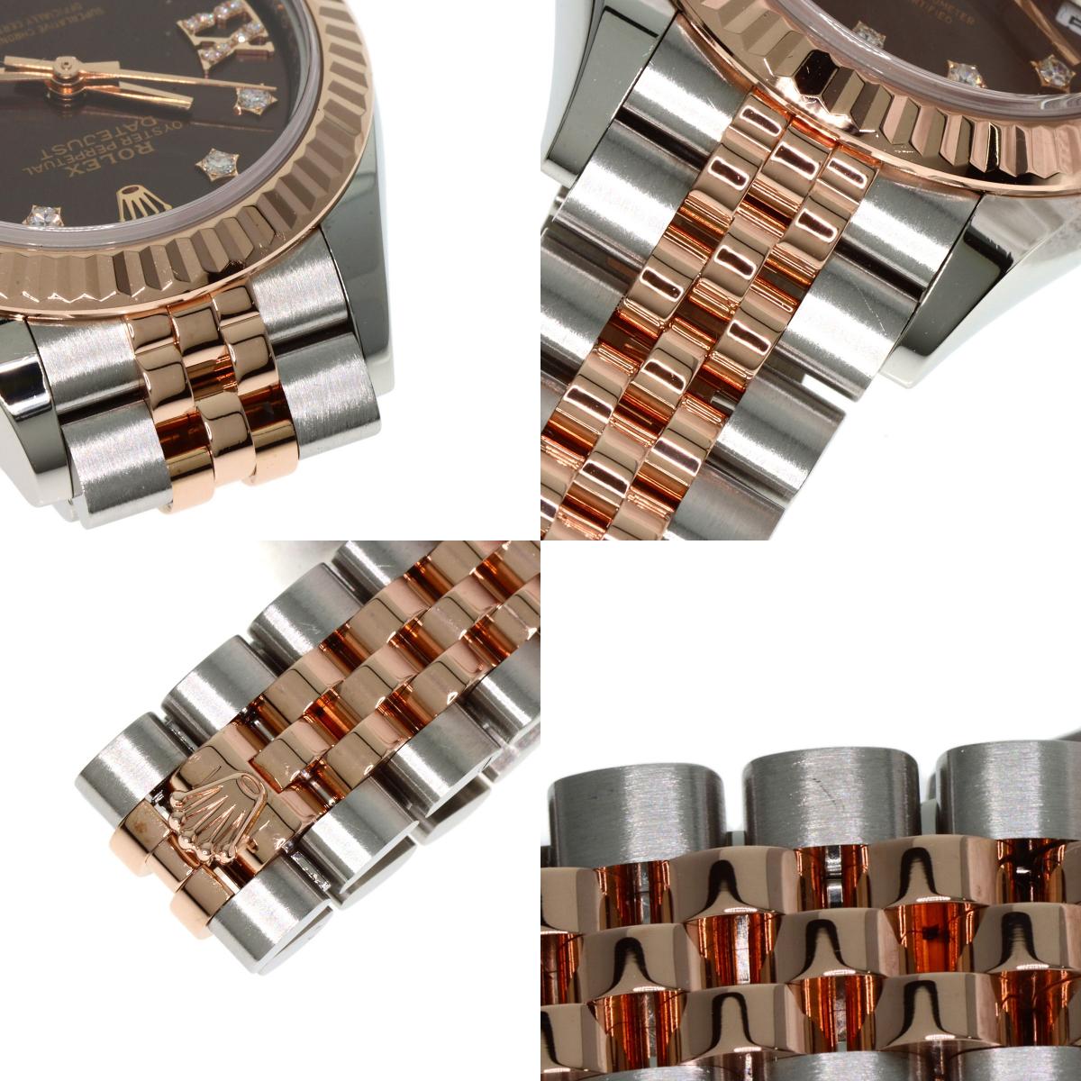 ROLEX Datejust 9P Star Diamond Watches 279171G Stainless Steel/SSxK18PG Ladies