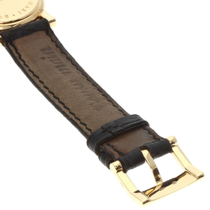 BVLGARI Amphitheater Watches AT26GL K18 Yellow Gold/Leather Ladies