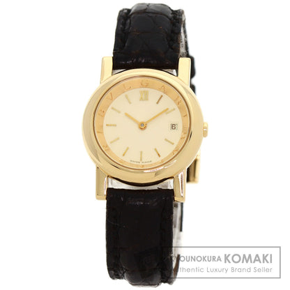 BVLGARI Amphitheater Watches AT26GL K18 Yellow Gold/Leather Ladies