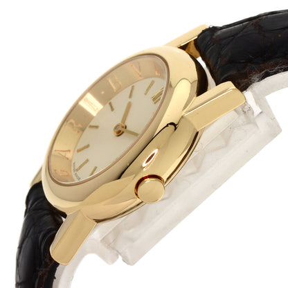 BVLGARI Amphitheater Watches AT26GL K18 Yellow Gold/Leather Ladies