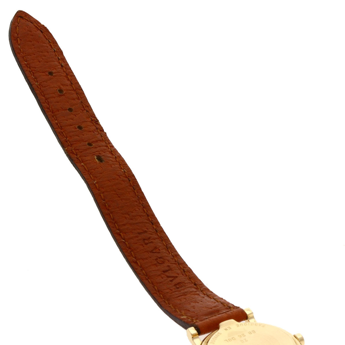 BVLGARI BVLGARI BVLGARI Jade Dial Watches BB26DGL K18 Yellow Gold/Leather Ladies