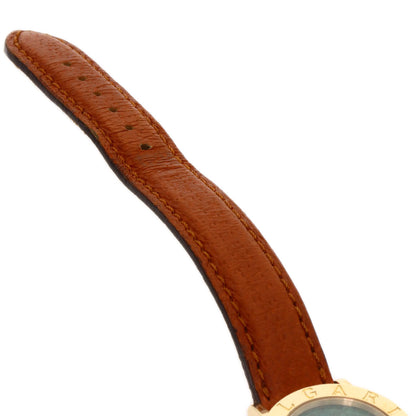 BVLGARI BVLGARI BVLGARI Jade Dial Watches BB26DGL K18 Yellow Gold/Leather Ladies