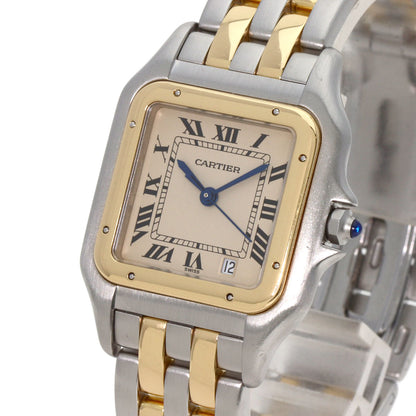 CARTIER PANTHEREMM 2 Row Watches W25028B6 Stainless Steel/SSxK18YG mens