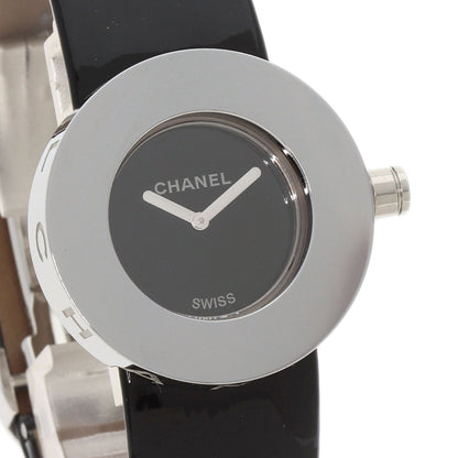 CHANEL La Ronde Watches H0579 Stainless Steel/Leather Ladies