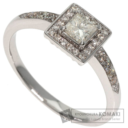 0.5ct Diamond Ring K18 White Gold  3.5g�@Ladies