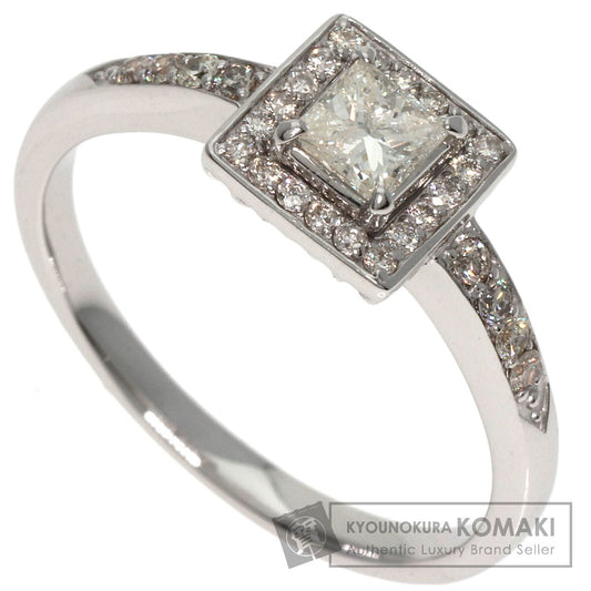 0.5ct Diamond Ring K18 White Gold  3.5g�@Ladies