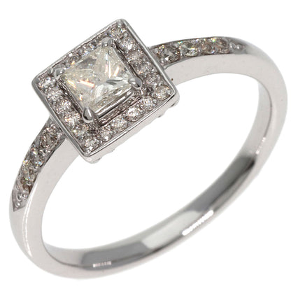 0.5ct Diamond Ring K18 White Gold  3.5g�@Ladies