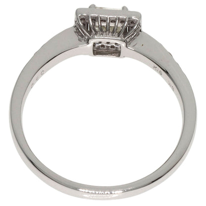 0.5ct Diamond Ring K18 White Gold  3.5g�@Ladies