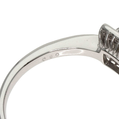 0.5ct Diamond Ring K18 White Gold  3.5g�@Ladies