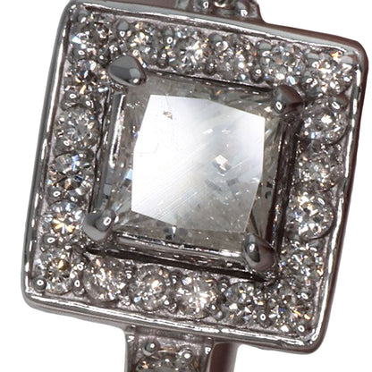 0.5ct Diamond Ring K18 White Gold  3.5g�@Ladies