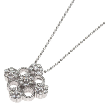 0.6ct Diamond Necklace K18 White Gold  6.5g　Ladies