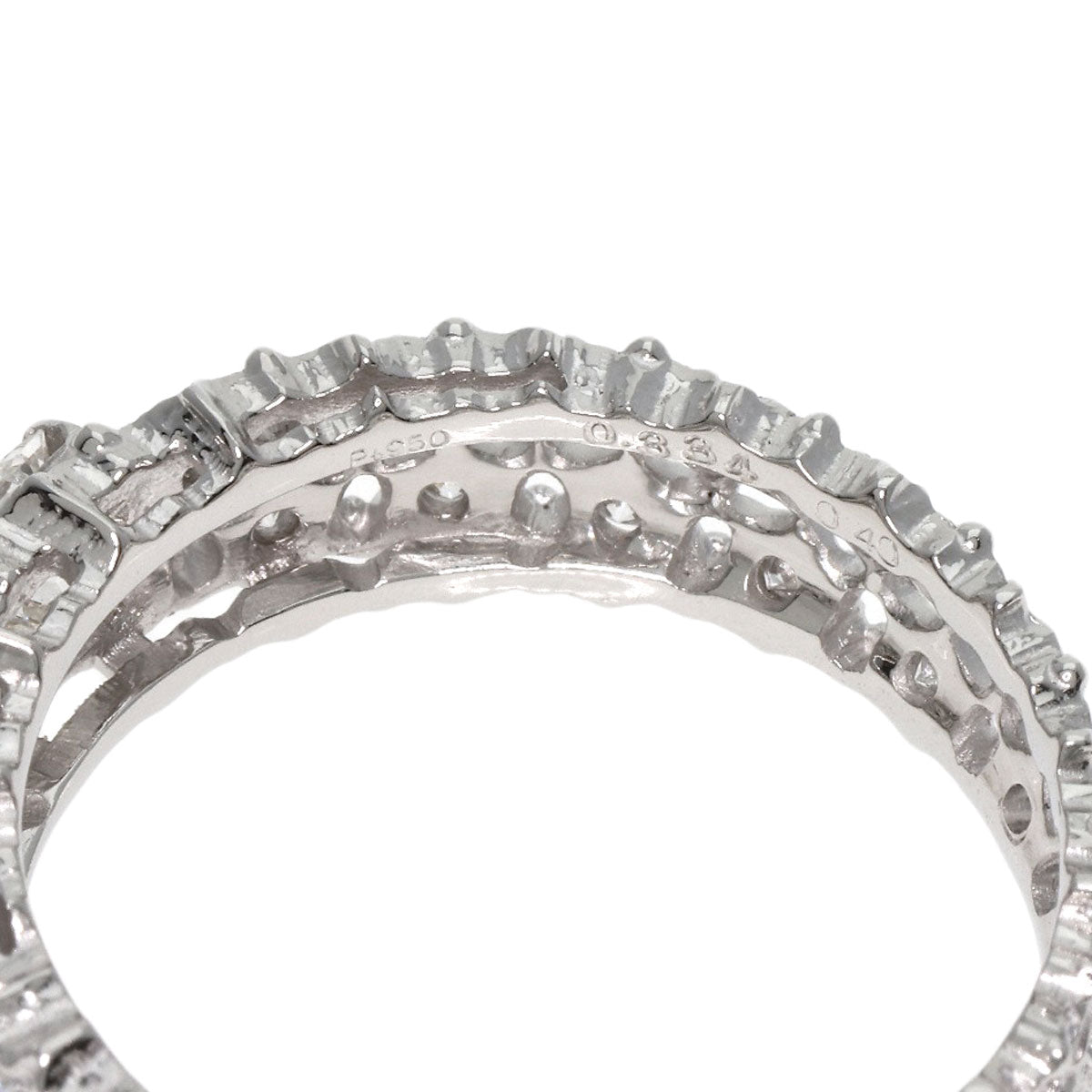 0.334ct Diamond Ring Platinum PT950  6g�@Ladies