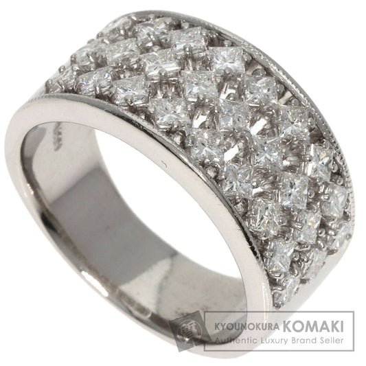 1.55ct Princess cut diamond Ring Platinum PT900  13.5g�@Ladies