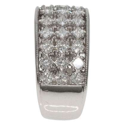 1.55ct Princess cut diamond Ring Platinum PT900  13.5g�@Ladies