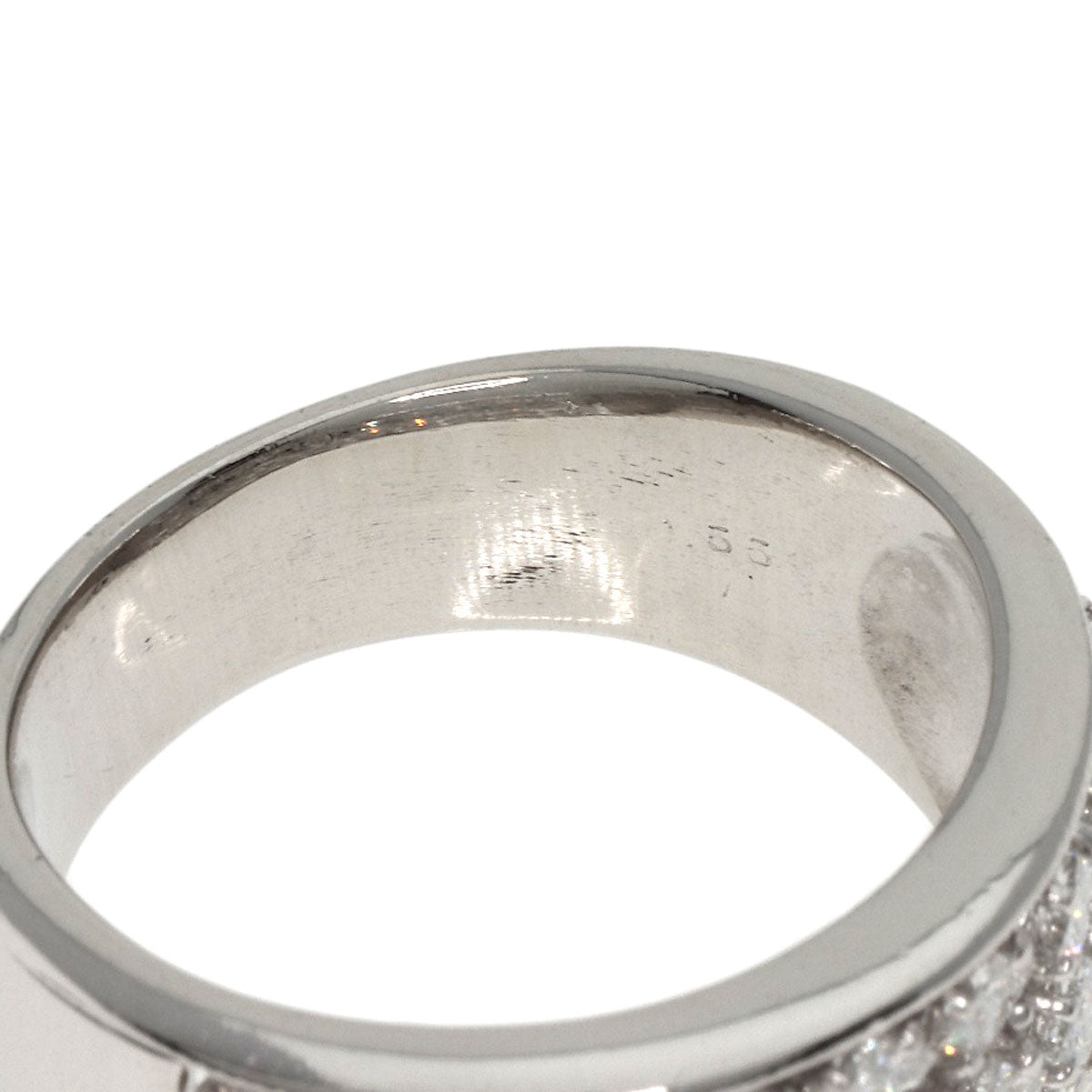 1.55ct Princess cut diamond Ring Platinum PT900  13.5g�@Ladies