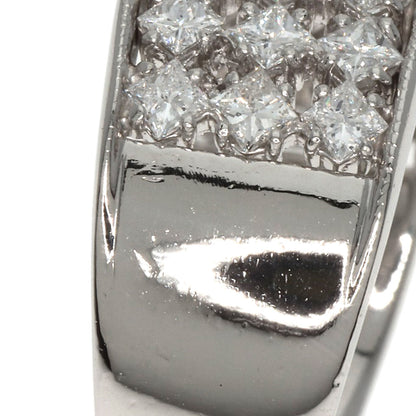 1.55ct Princess cut diamond Ring Platinum PT900  13.5g�@Ladies