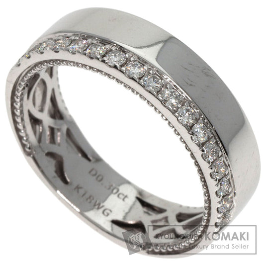 0.3ct Diamond Ring K18 White Gold  6g�@Ladies