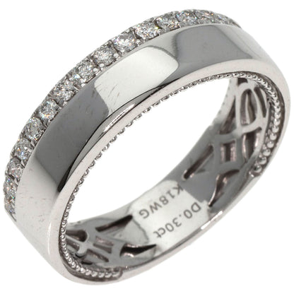 0.3ct Diamond Ring K18 White Gold  6g�@Ladies