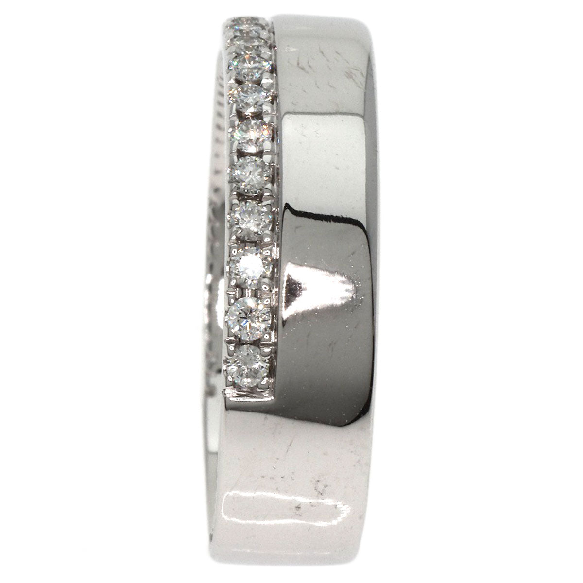 0.3ct Diamond Ring K18 White Gold  6g�@Ladies