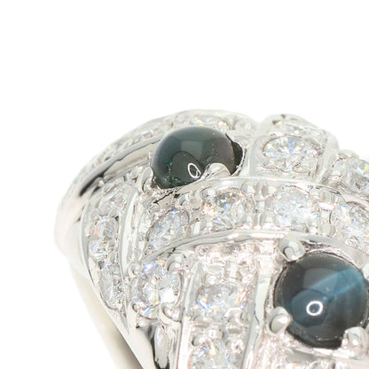 0.61ct Alexandrite�@Cat's�@Eye Diamond Ring Platinum PT900  13.4g�@Ladies
