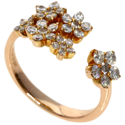 1ct Diamond Ring K18 Pink Gold  4.5g　Ladies