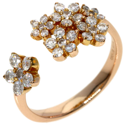 1ct Diamond Ring K18 Pink Gold  4.5g　Ladies