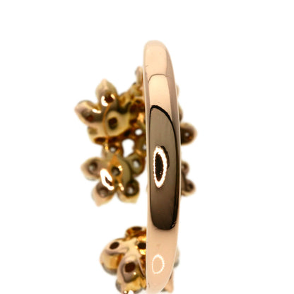 1ct Diamond Ring K18 Pink Gold  4.5g　Ladies