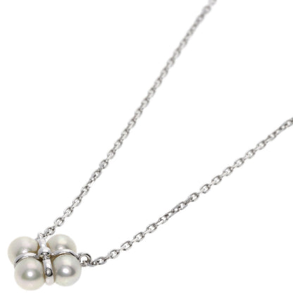 MIKIMOTO Baby Pearl Pearl Perlita Necklace K18 White Gold Ladies [Used]