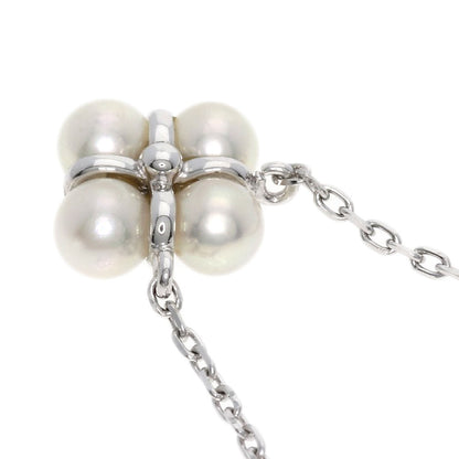 MIKIMOTO Baby Pearl Pearl Perlita Necklace K18 White Gold Ladies [Used]