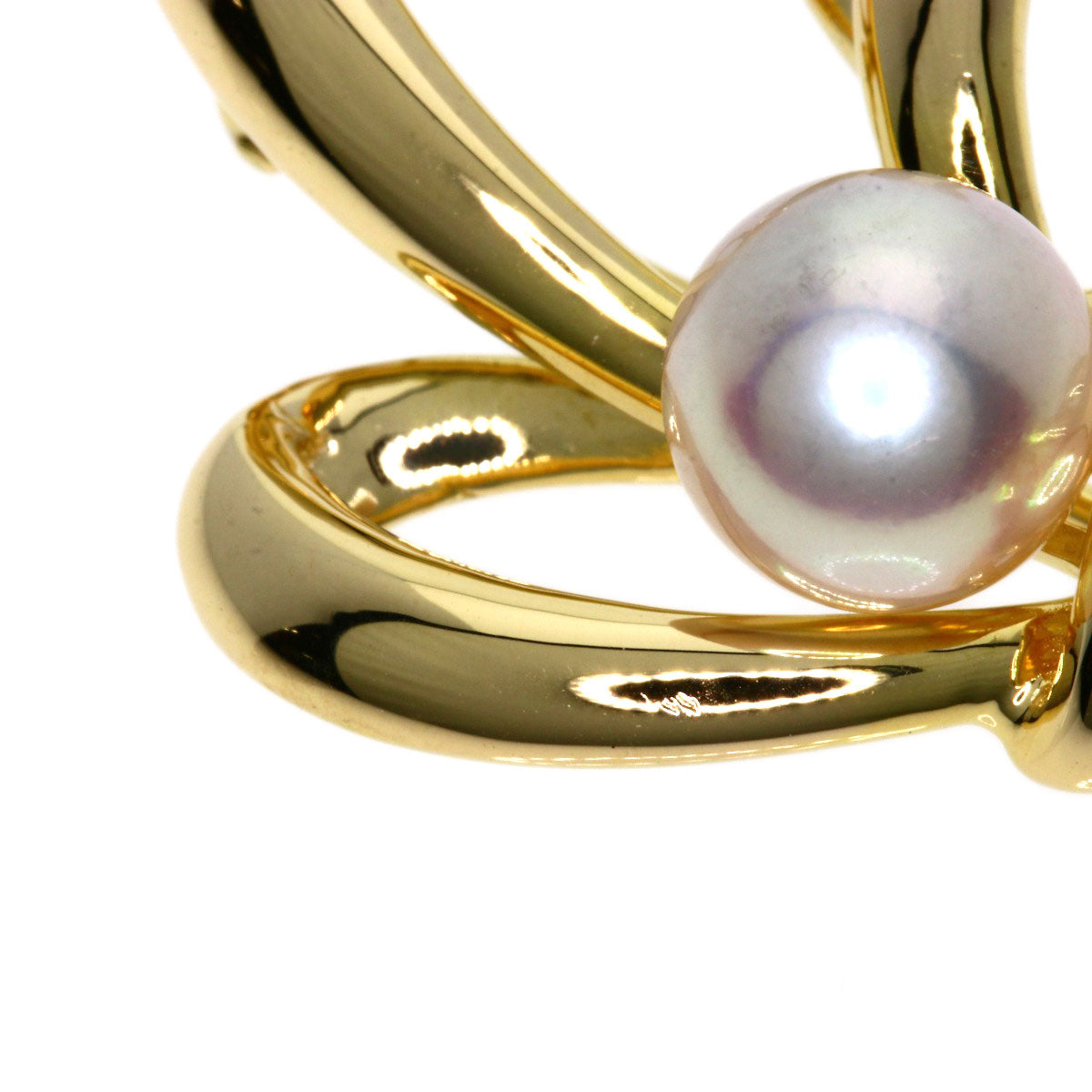 TASAKI   Brooch Akoya pearl Pearl K18 Yellow Gold Ladies