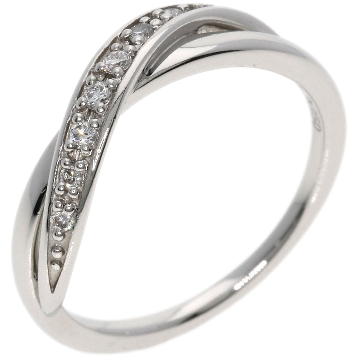 4℃ Diamond Ring Platinum PT950 Ladies [Used]