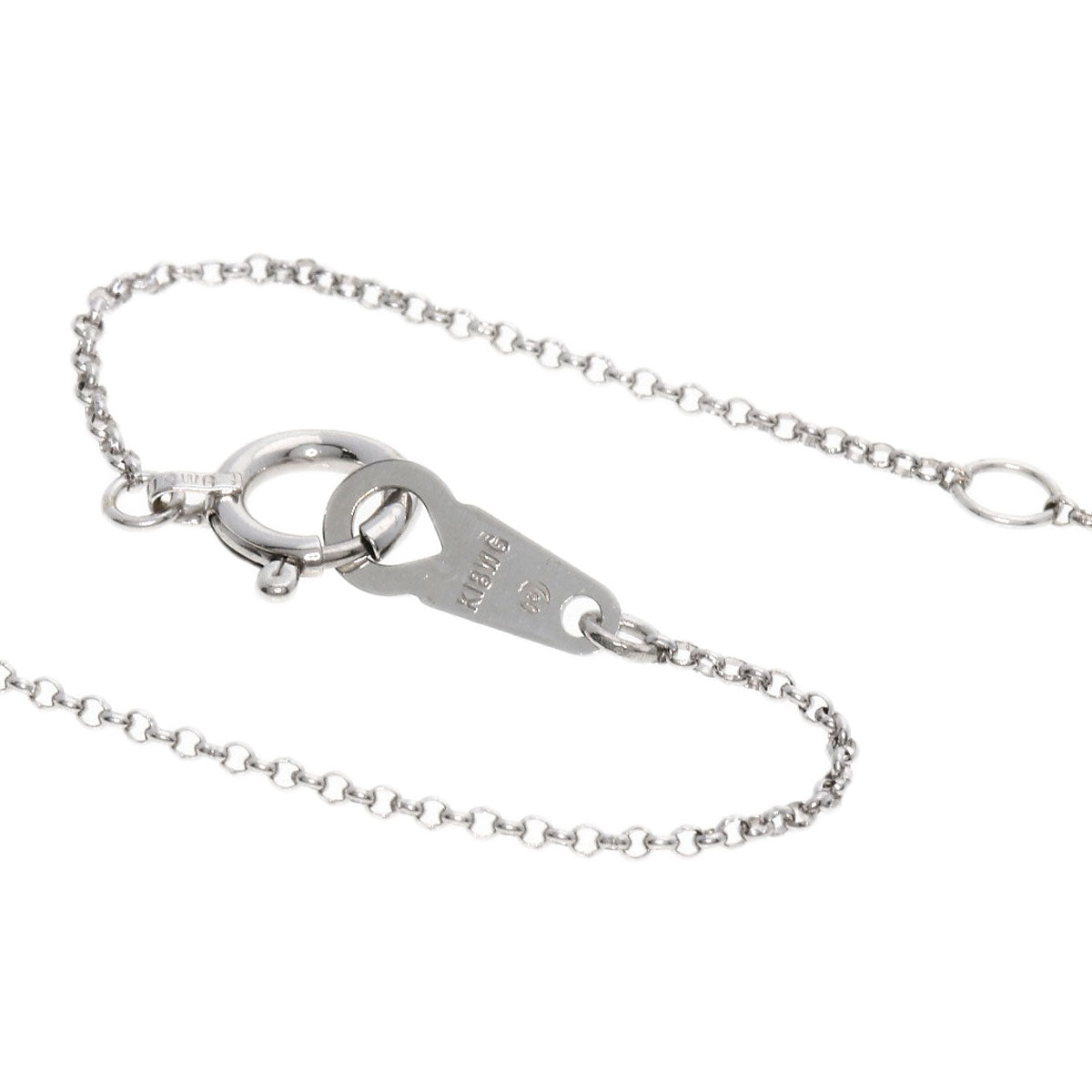TASAKI Heart Diamond Necklace K18 White Gold Ladies [Used]