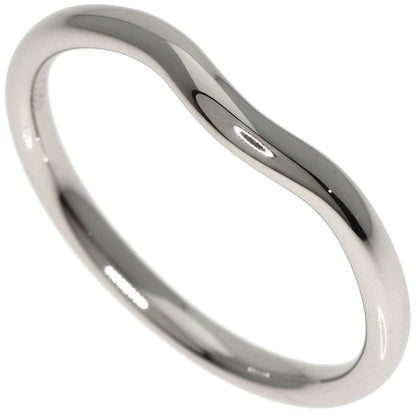 TIFFANY&Co. Curved band Ring Platinum PT950 Ladies [Used]