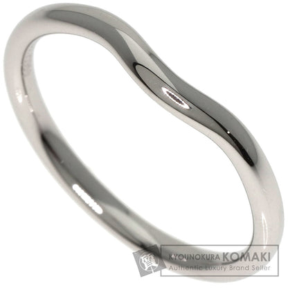 TIFFANY&Co. Curved band Ring Platinum PT950 Ladies [Used]