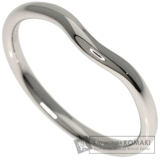 TIFFANY&Co. Curved band Ring Platinum PT950 Ladies [Used]