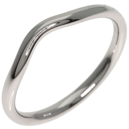 TIFFANY&Co. Curved band Ring Platinum PT950 Ladies [Used]