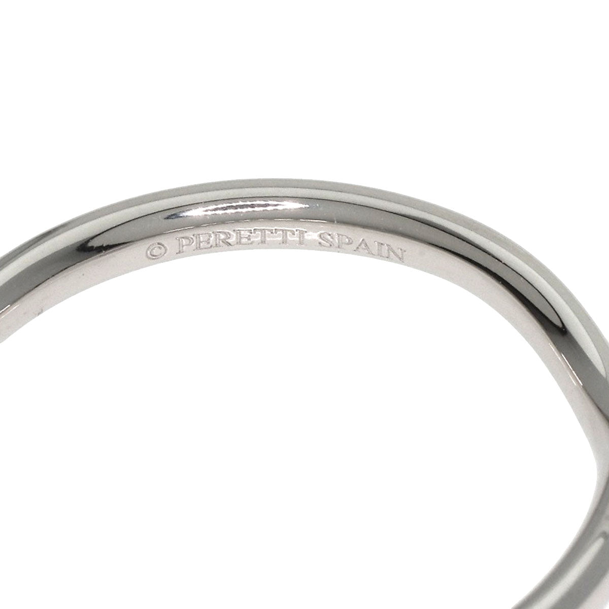 TIFFANY&Co. Curved band Ring Platinum PT950 Ladies [Used]