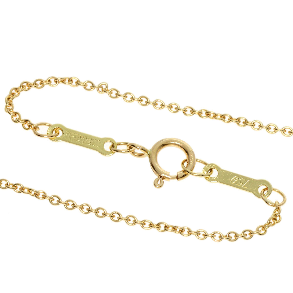 TIFFANY&Co.   Necklace Open heart K18 Yellow Gold Ladies