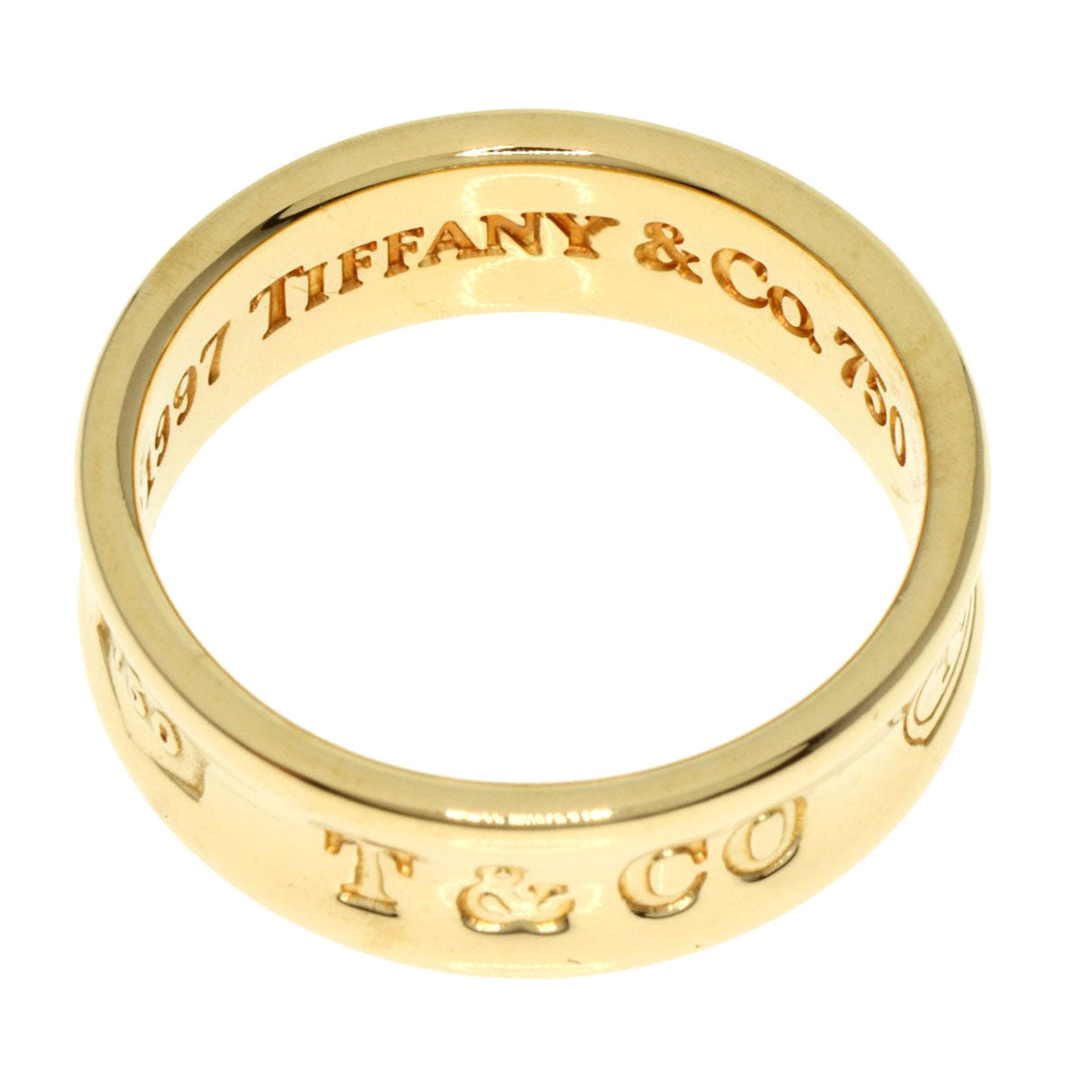 TIFFANY&Co.   Ring 1837 K18 Yellow Gold Ladies