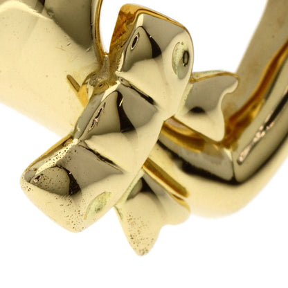 TIFFANY&Co. Ribbon heart Ring K18 Yellow Gold Ladies [Used]